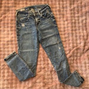 True Religion Distressed Jenny Curvy Jeans (25w x 28l)